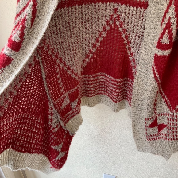 Southwest Style Boho Cardigan Aztec Size Medium - Picture 4 of 10